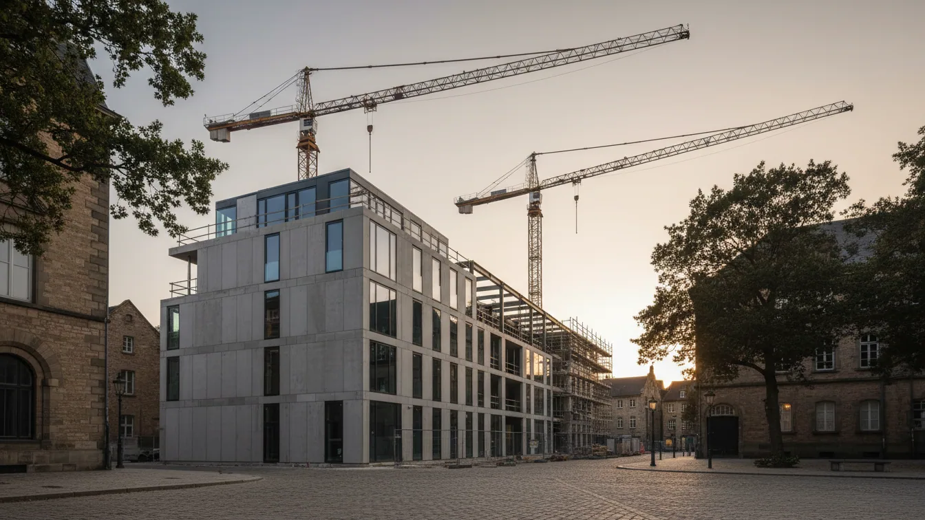 SQUARE PARKS expands in urban business park segment – AI-generated illustrative image