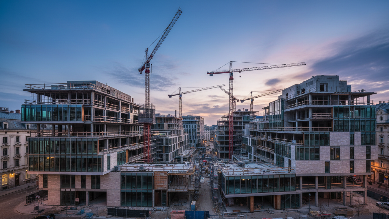 Groundbreaking for the Holzmarkt 51 district project in Berlin-Friedrichshain – AI-generated illustrative image