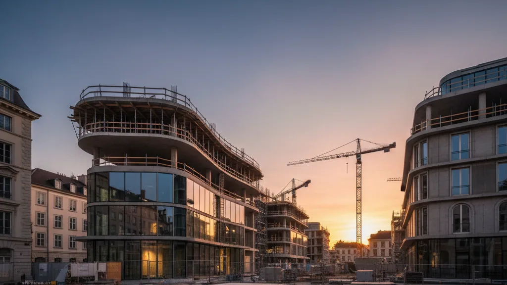 ELBDOX: Ground-breaking for new logistics property in Wedel – AI-generated illustrative image