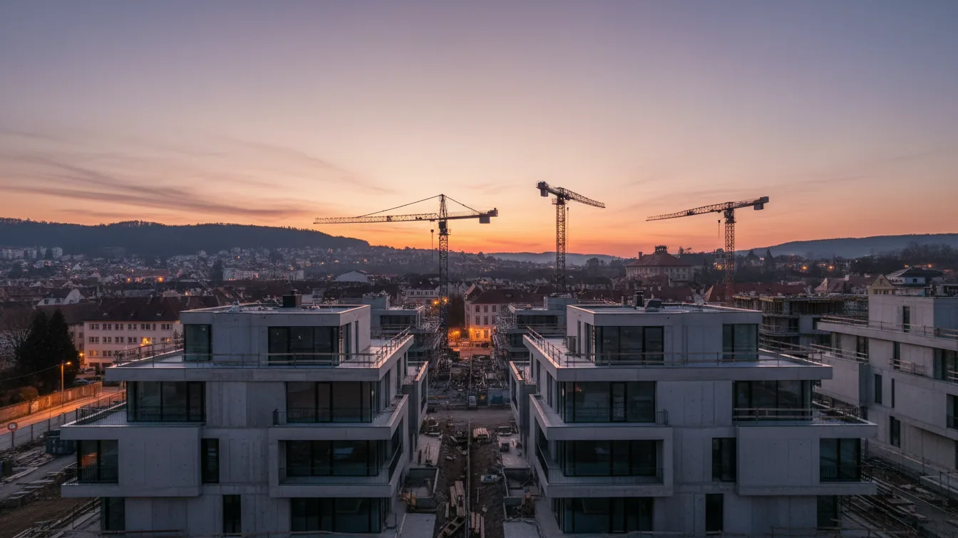 Topping-out ceremony for 'TECHNIQUE' in Bremen Technology Park marks project progress – AI-generated illustrative image
