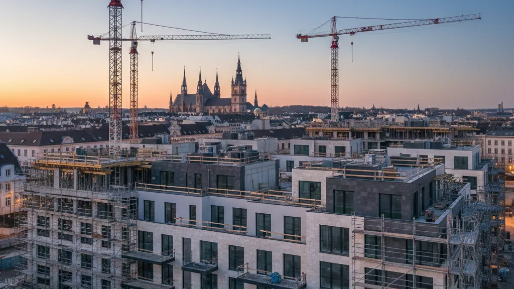 THE FLAG celebrates anniversaries in Munich: Serviced apartments as a response to urban dynamics – AI-generated illustrative image