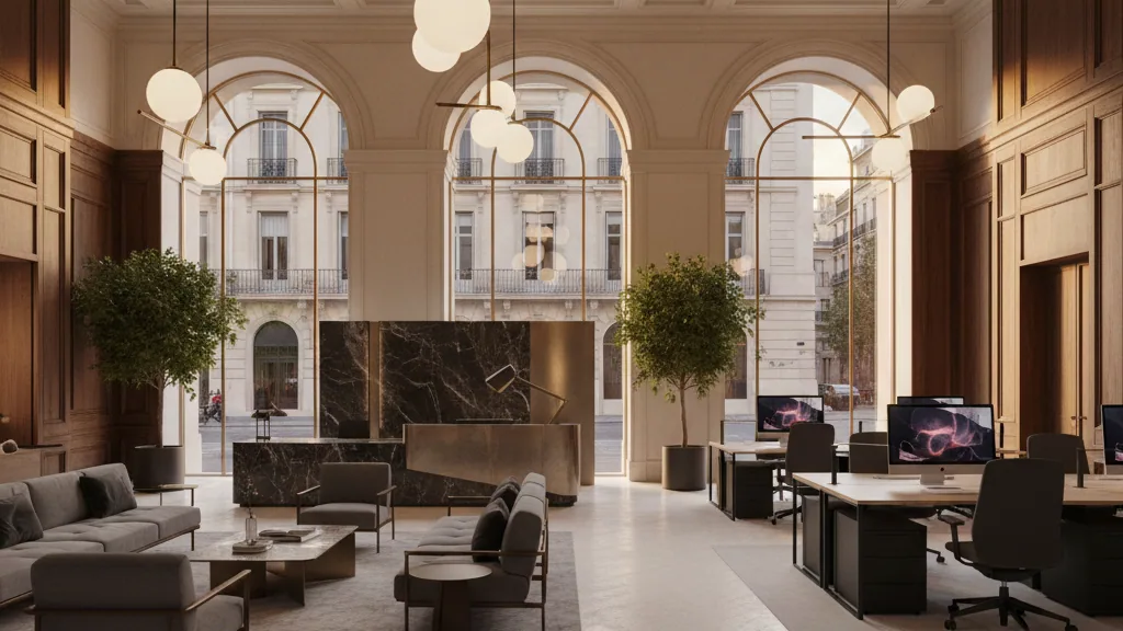 Tishman Speyer leases space in Junghof to Bryan Cave Leighton Paisner – AI-generated illustrative image