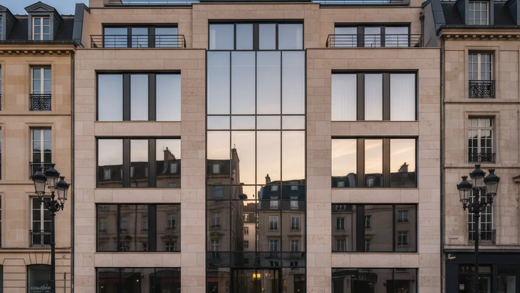 Transitions Europe Acquires Hamburg Office Building Hansa Carrée – AI-generated illustrative image