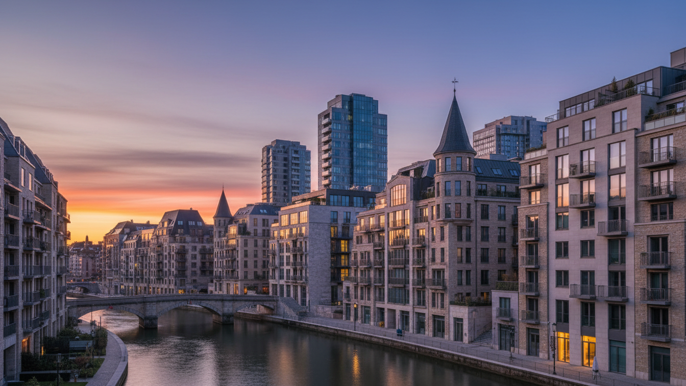 UK Property Prices Rise by 0.2% in August, Halting Decline – AI-generated illustrative image