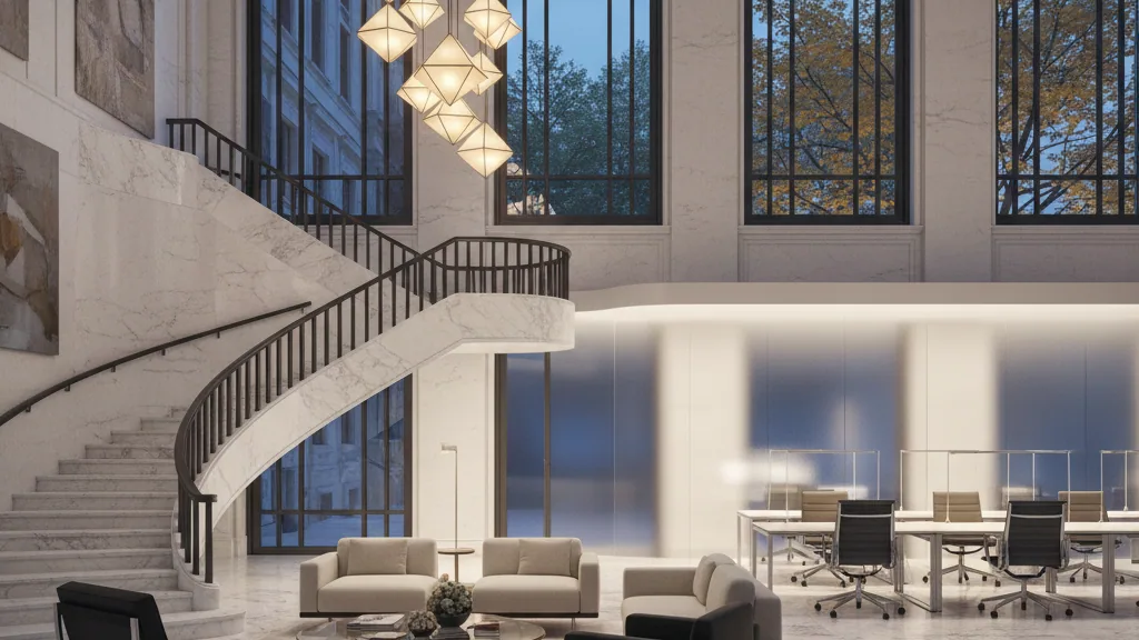 Union Investment leases 7,566 sqm of office space in EMPORIO Tower to Deutsche Bank – AI-generated illustrative image
