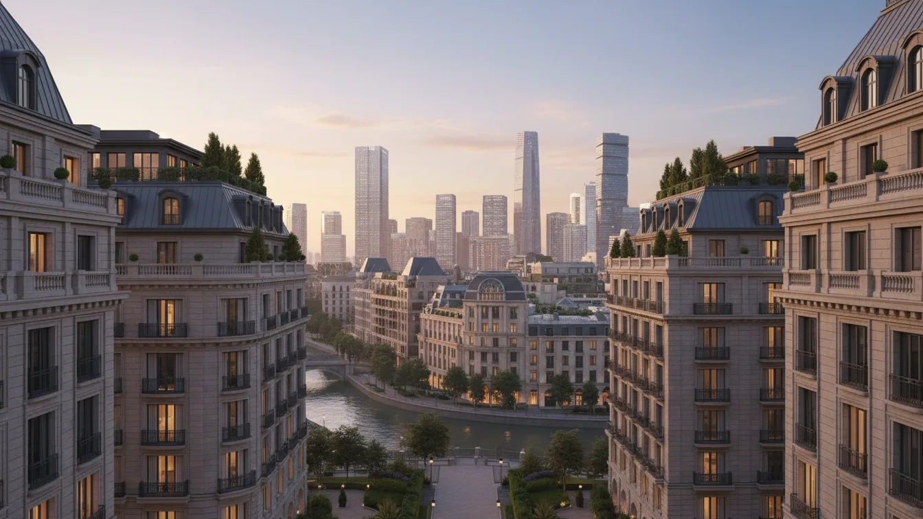 Indoor Climate as a Strategic Factor in Modern Office Properties – AI-generated illustrative image