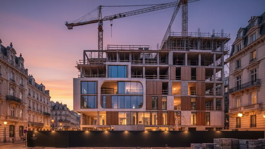 Witkoff and Monroe Capital Secure USD 302 Million Construction Loan for Residential Building in Downtown Miami – AI-generated illustrative image