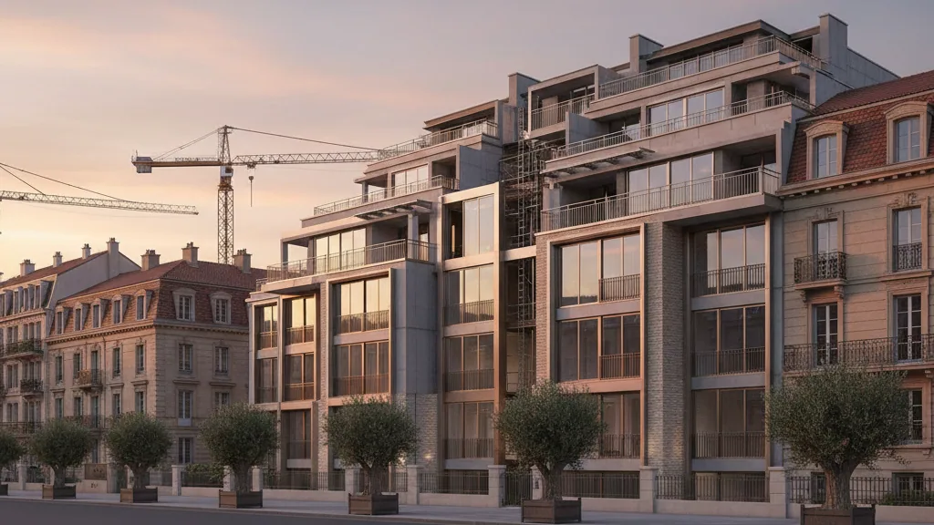 Ground-breaking for heise.flats in Erding: WOHNGROUP realises residential quarter – AI-generated illustrative image